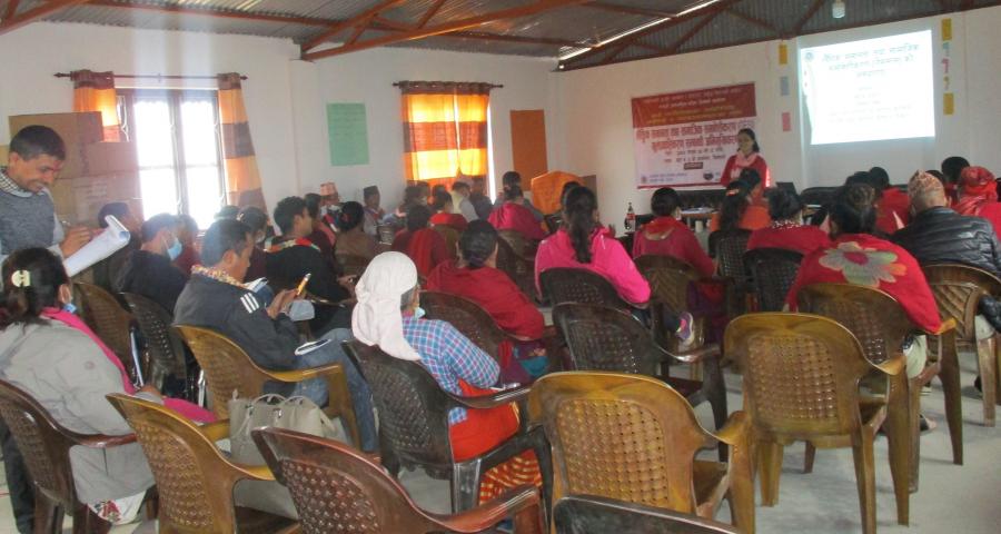 GESI mainstream orientation to the representatives/ staffs and other stakeholders of Madi Rural Municipality, Gandaki Province