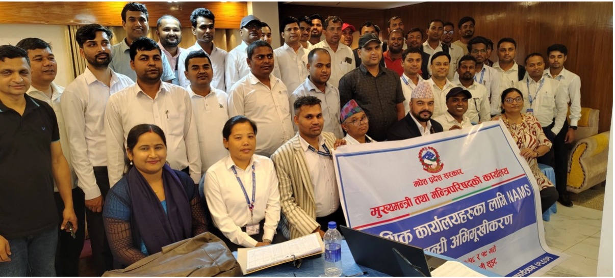 Madhesh Province Officials Oriented on Nepal Audit Management System
