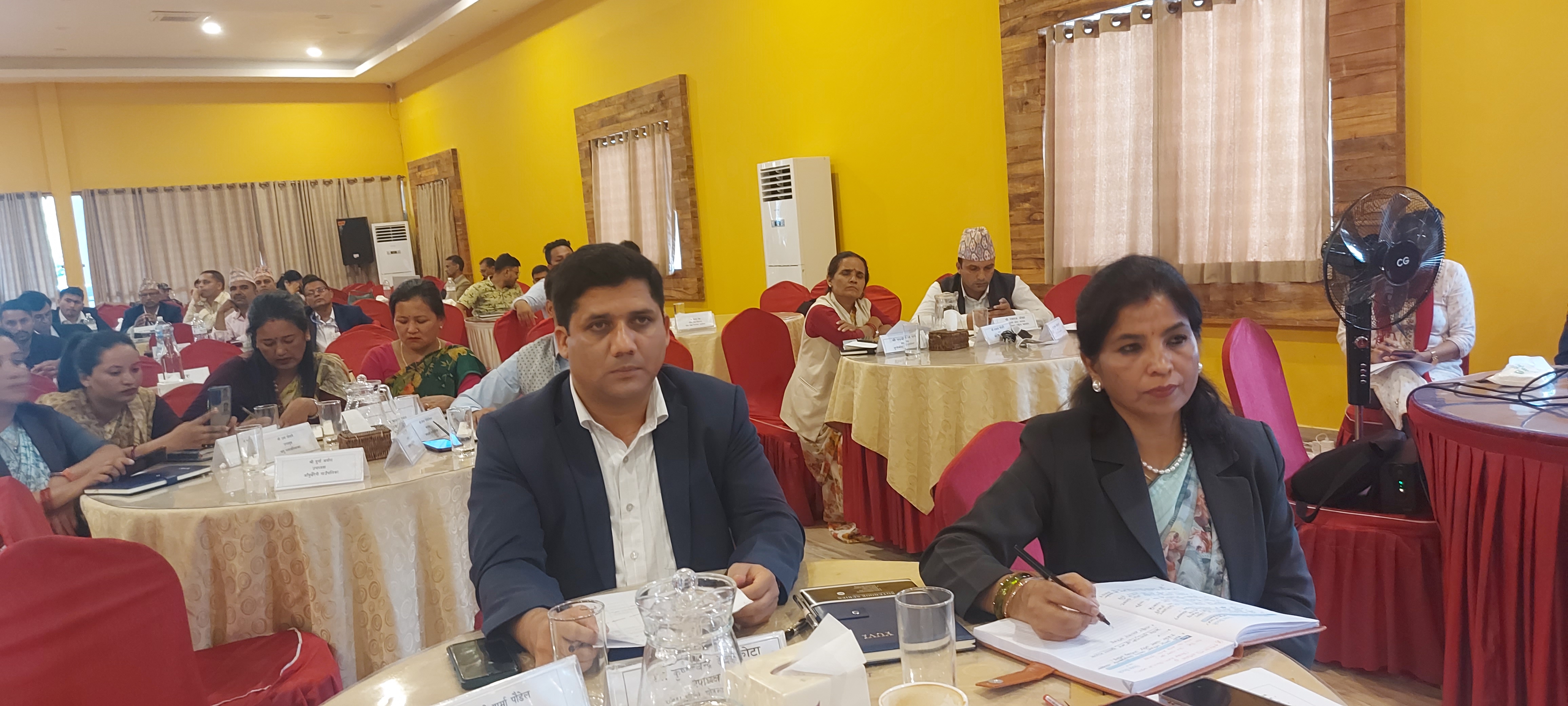 Participants of Provincial Coordination Council Meeting along with IPF Review workshop of Gandaki province