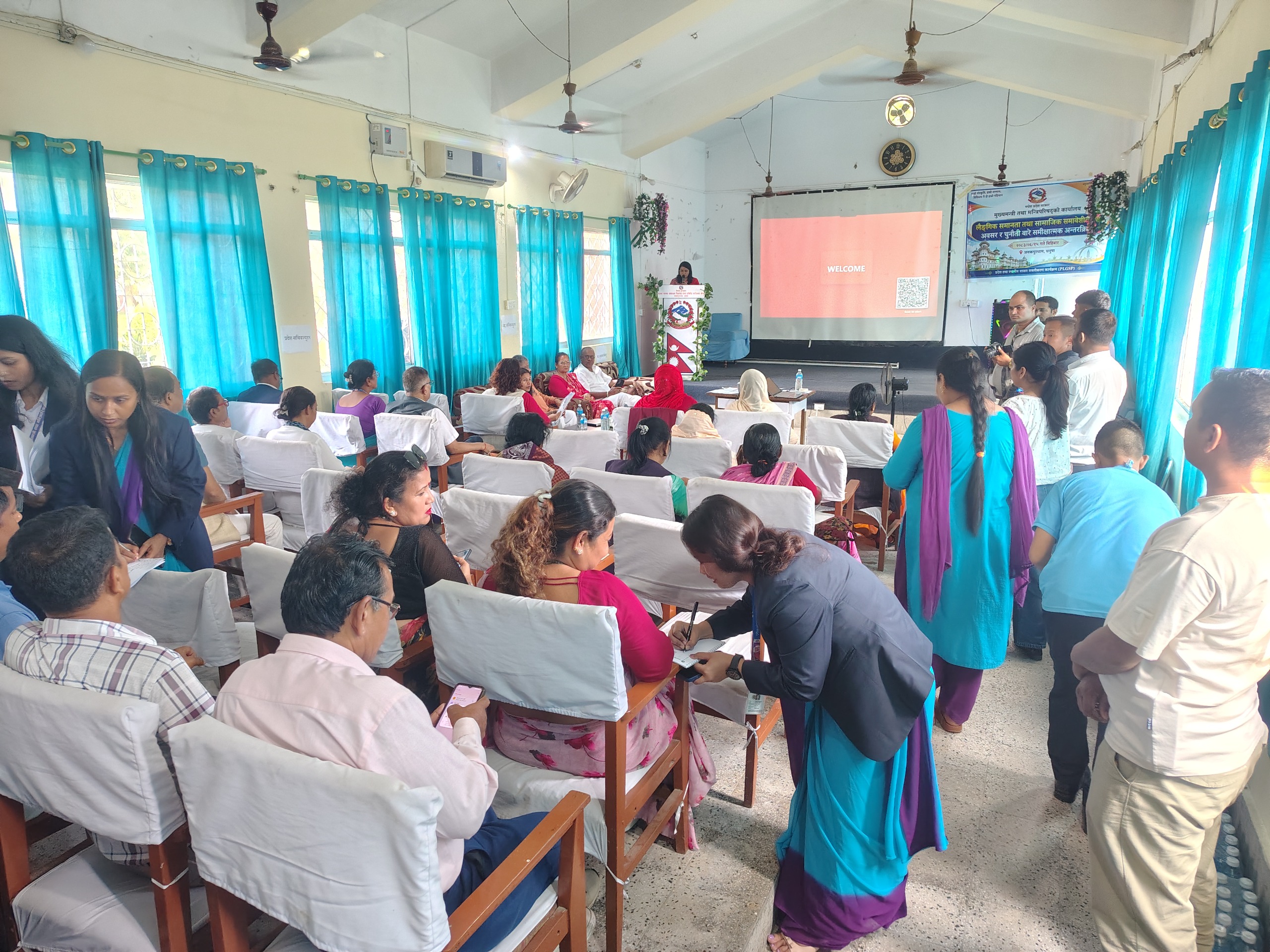 Participants during the GESI workshop