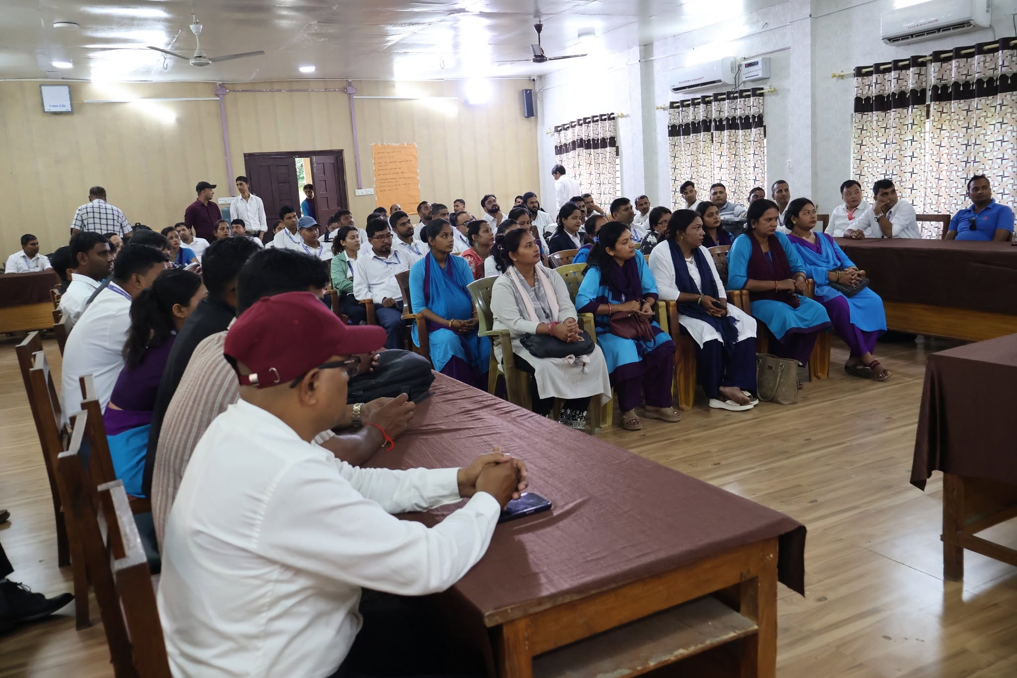 In-service training session