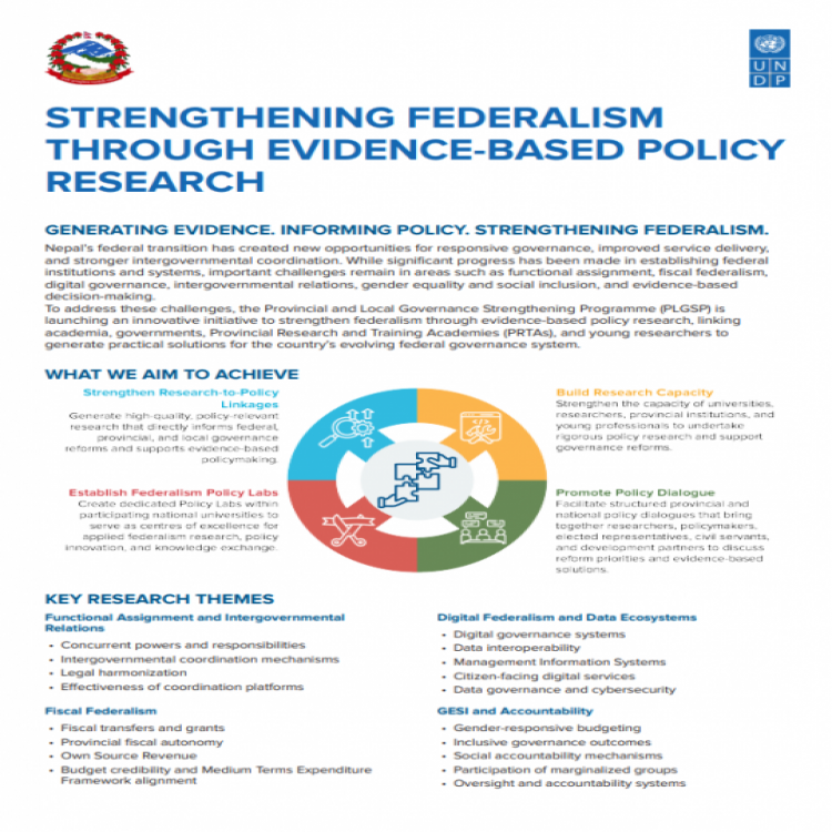Cover page- Flyer- Evidence based policy