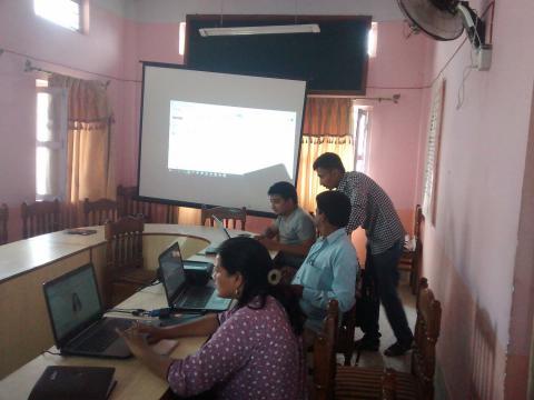 people using laptop