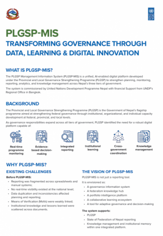 Flyer- PLGSP MIS