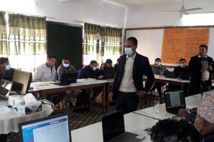 Gandaki Province conducted two events of refresher training on updated online monitoring system