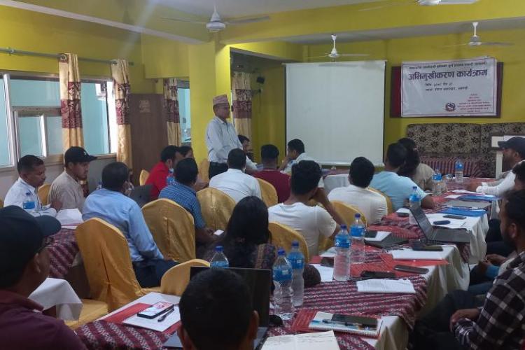 Orientation on IPF Full proposal writing to the LGs conducted in Sudurpashchim