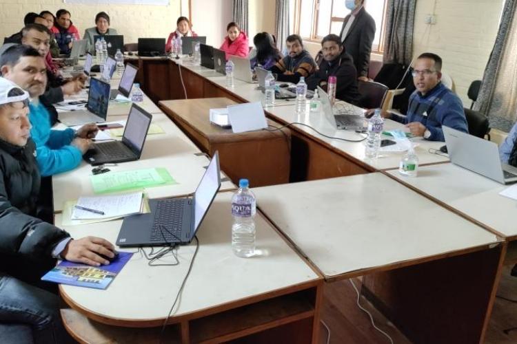 PCGG Bagamati conducted training on GIS to provincial IT staffs