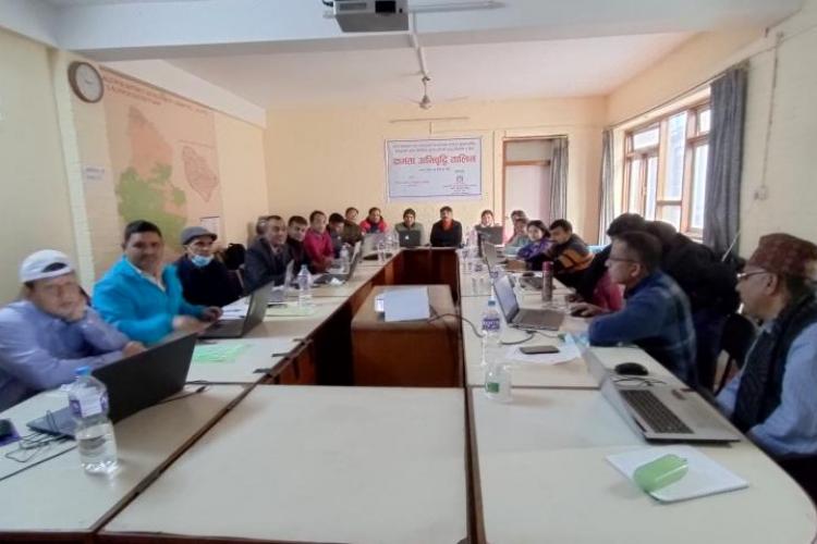 PCGG Bagamati conducted training on GIS to provincial IT staffs