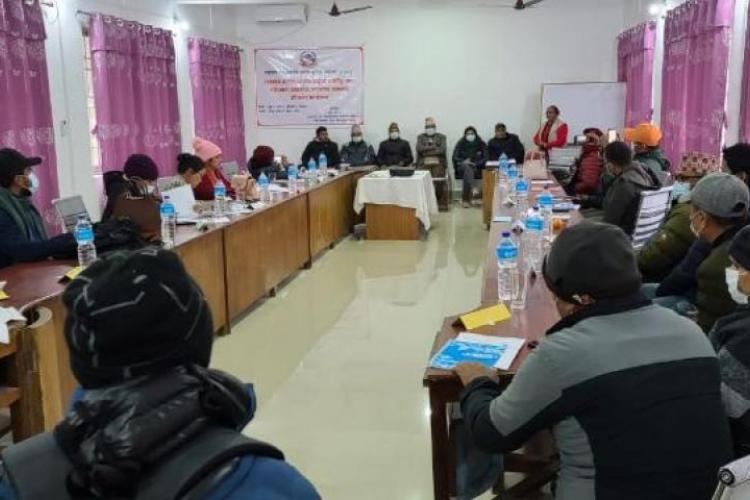 Capacity development training to LGs representatives and officials on LG planning process, Budgeting and Result Based monitoring in Kalawalguri Jhapa.