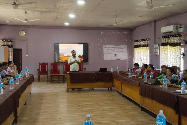 2. Photo of a learning-sharing workshop