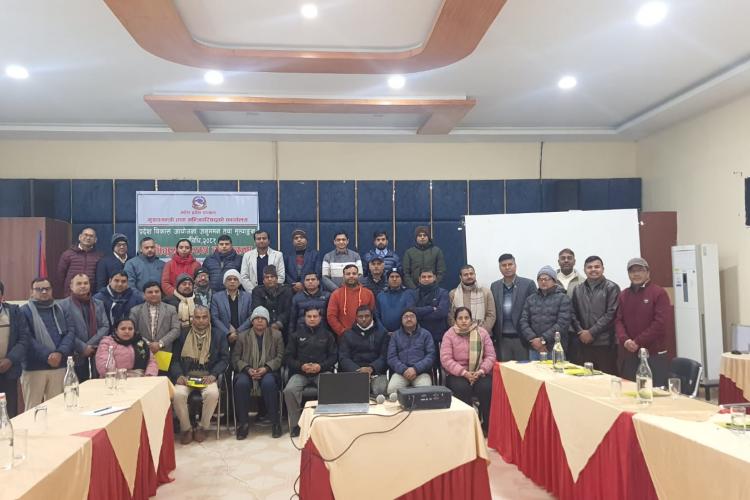 Strengthening M&E in Madhesh Province at Janakpur