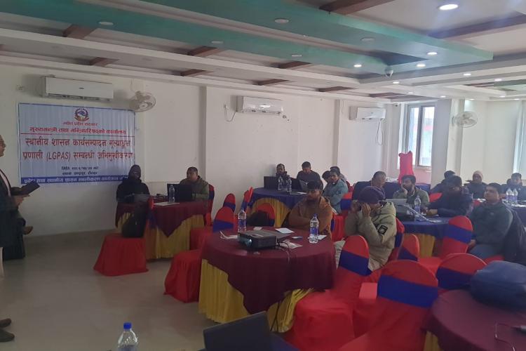 LGPAS Orientation to ITOs in Madhesh Pradesh